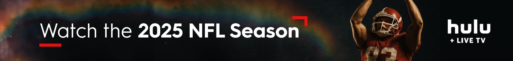 Hulu inchart DT NFL 2025