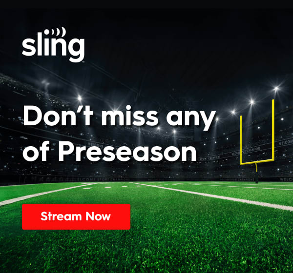 Sling banner NFL Preseason'25